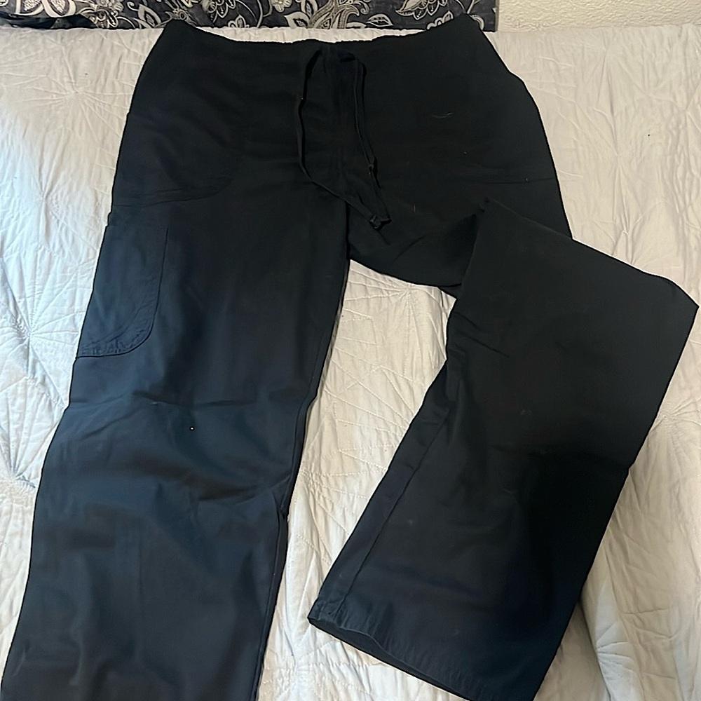 Black scrub bottoms